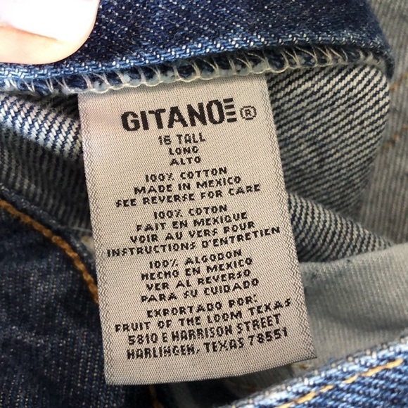 Vintage Gitano Jeans size 16T waist 32” NWT - Picture 8 of 11